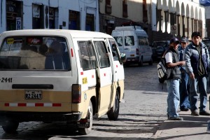 Share Taxi Bus or Colectivos