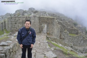 Photo of Charles Huang in Machu Picchu Peru