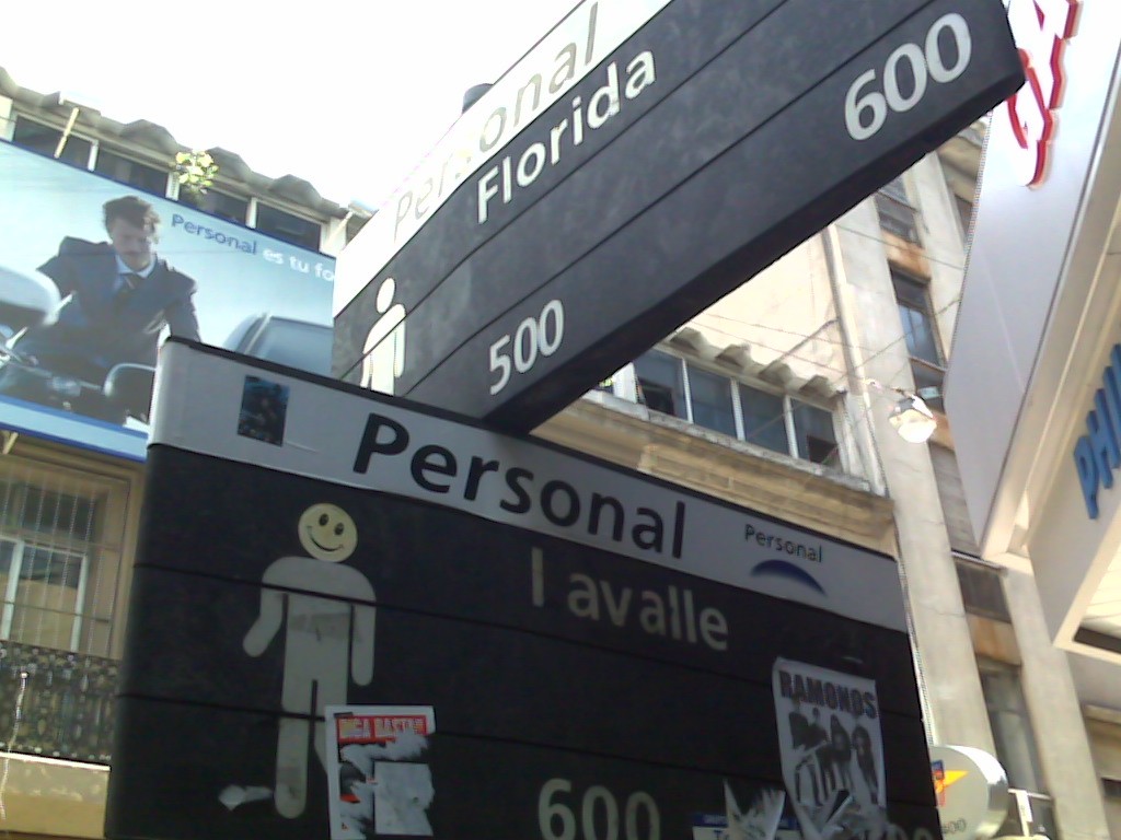 Calle Florida and Lavalle in Buenos Aires