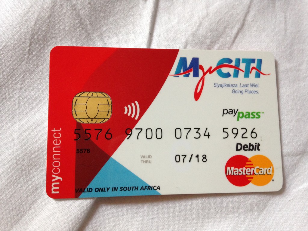 MyCiti Cape Town Prepaid Card