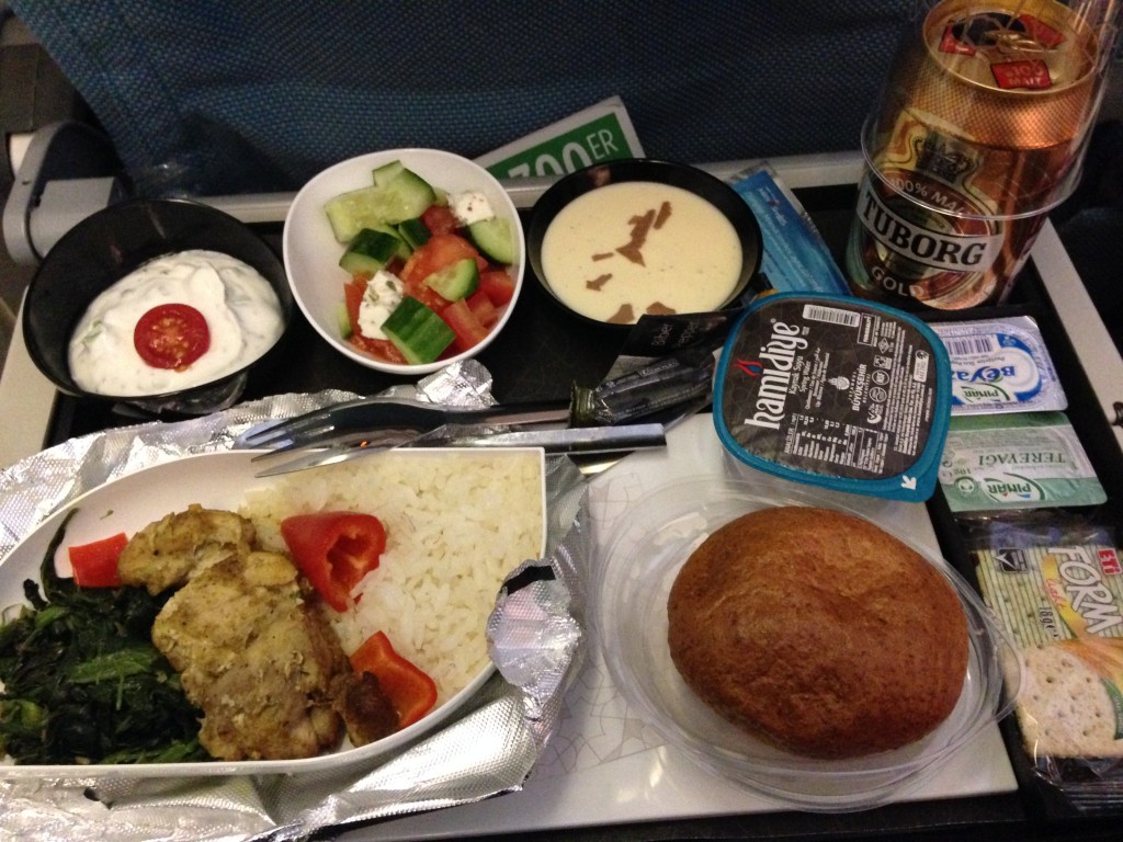 Meals onboard Turkish Airlines