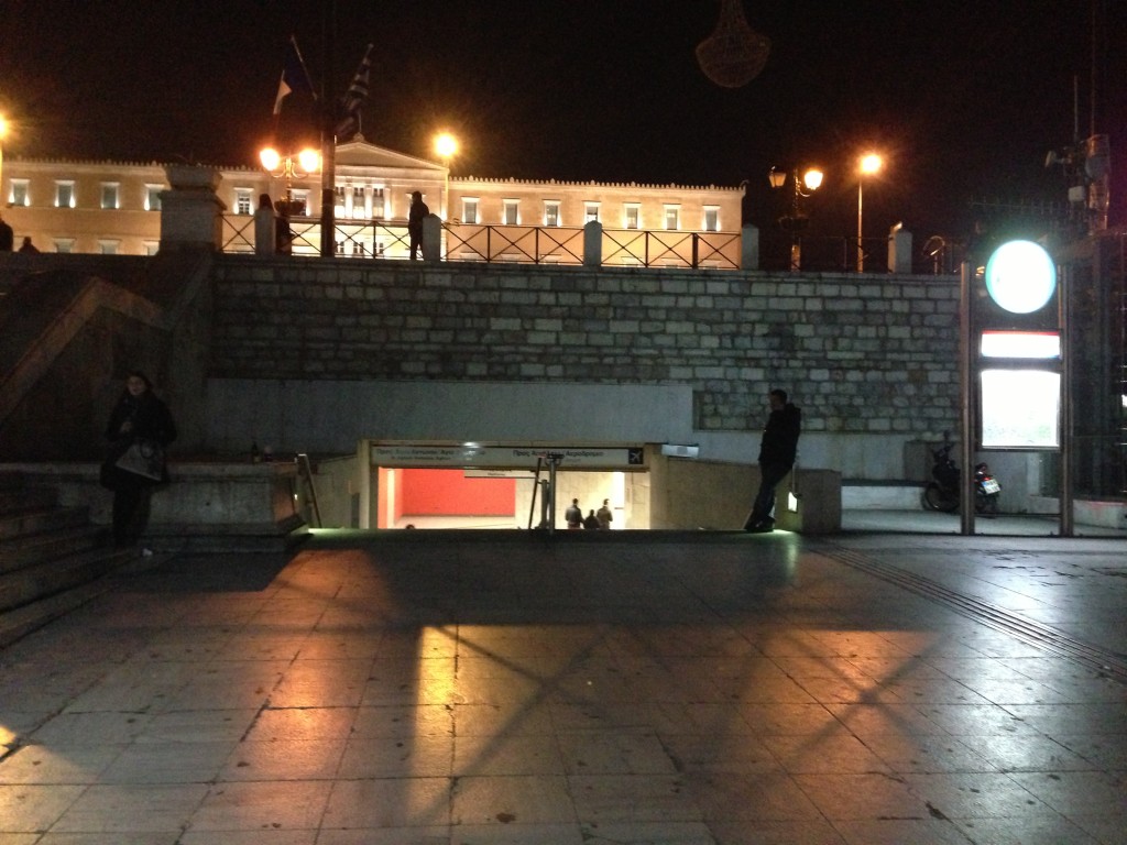 Syntagma Square Metro Entrance
