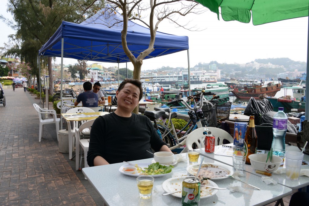 Seafood Street in Cheung Chau