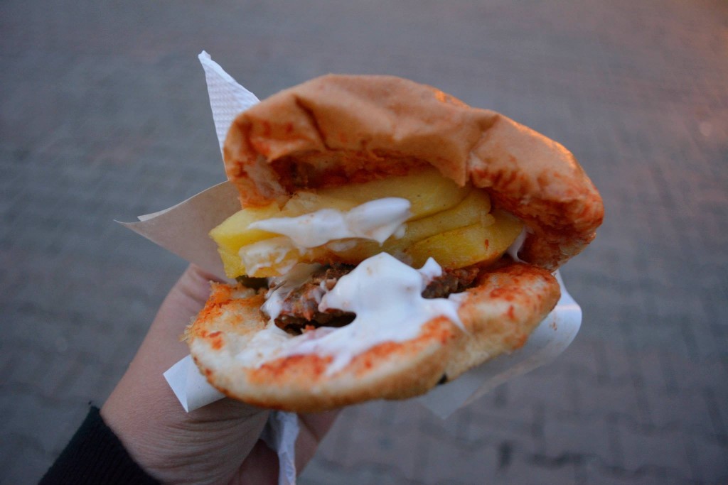 Balik-ekmek fish sandwich