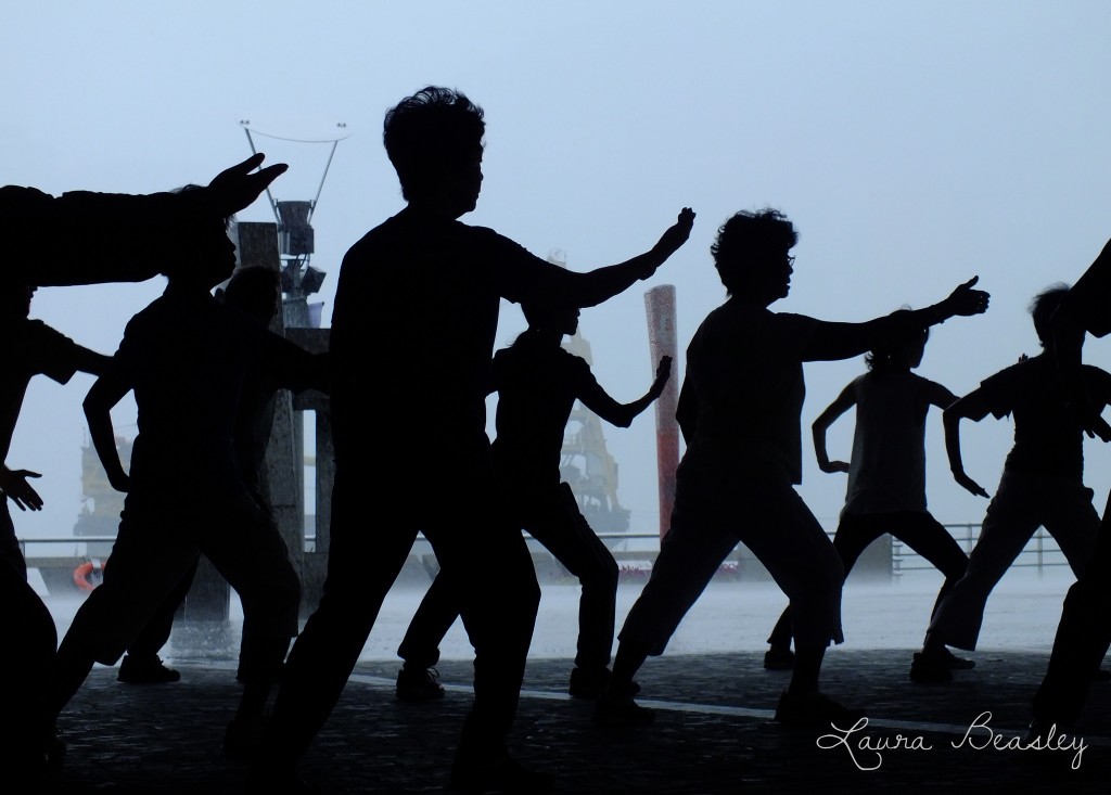 Tai Chi Class on Tsim Sha Tsui Promenade (Credit: Laura Beasley)