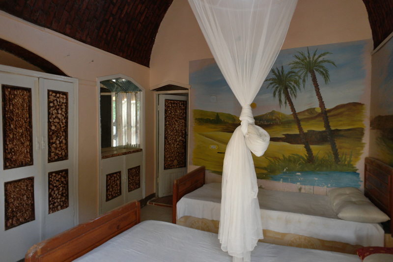 The hotel offers, private villa and rooms with private bathrooms