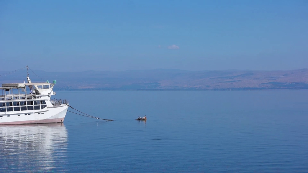 Sea of Galilee where it is believe Jesus walked on water