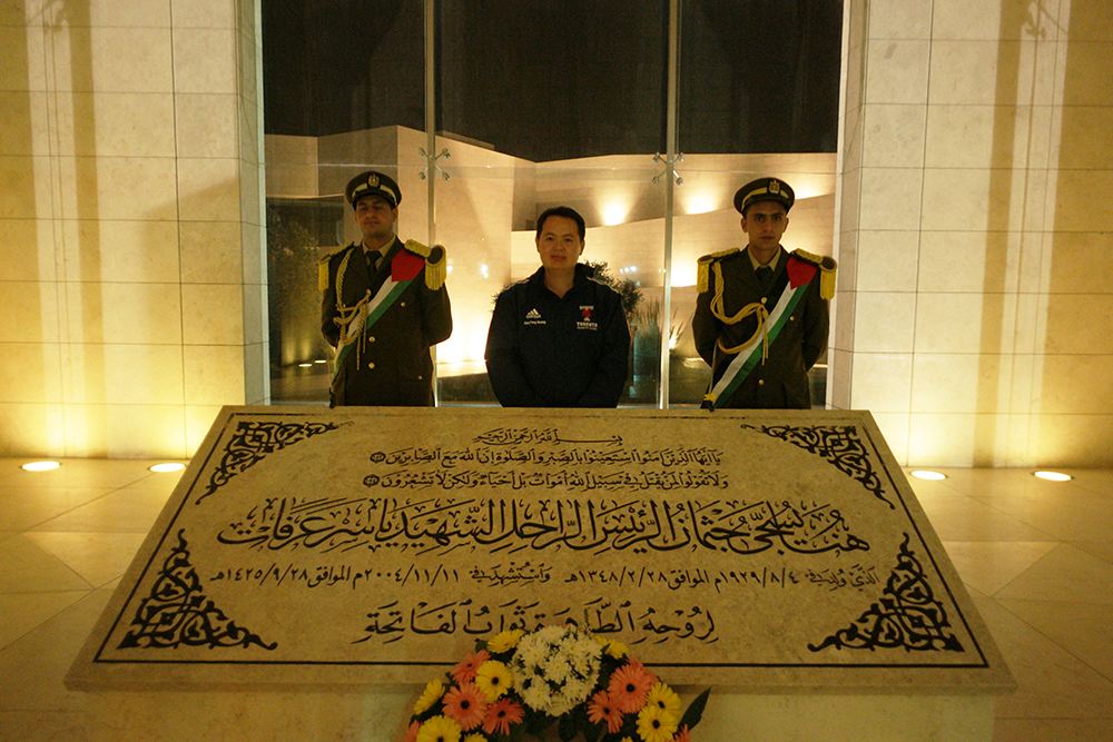 Mausoleum of Arafat in Mukataa