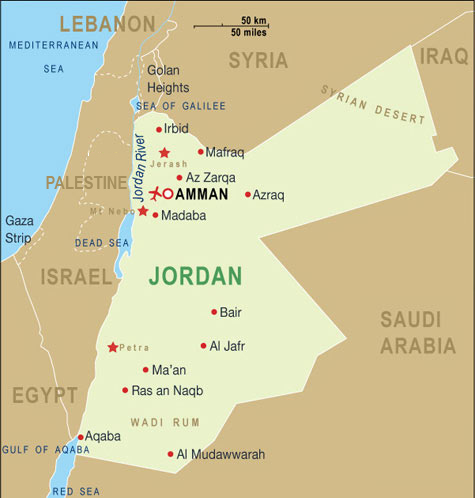 Maps of Jordan