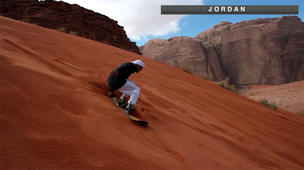 Sand Dune Snowboarding