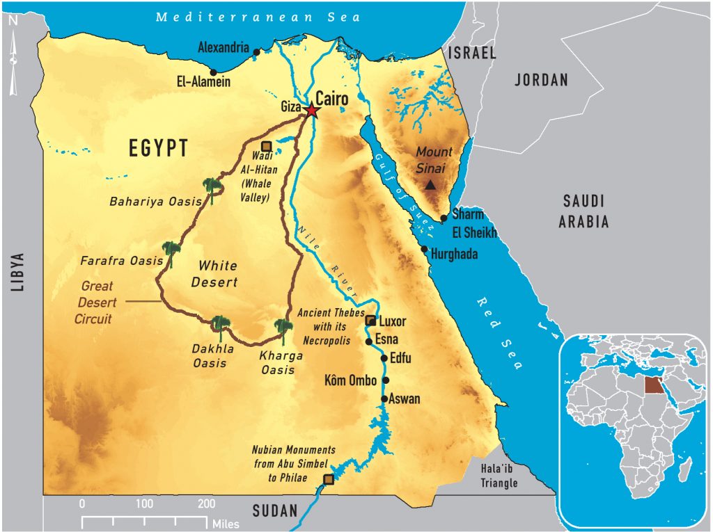 Map of Egypt